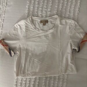 Burberry White Women's T-Shirt